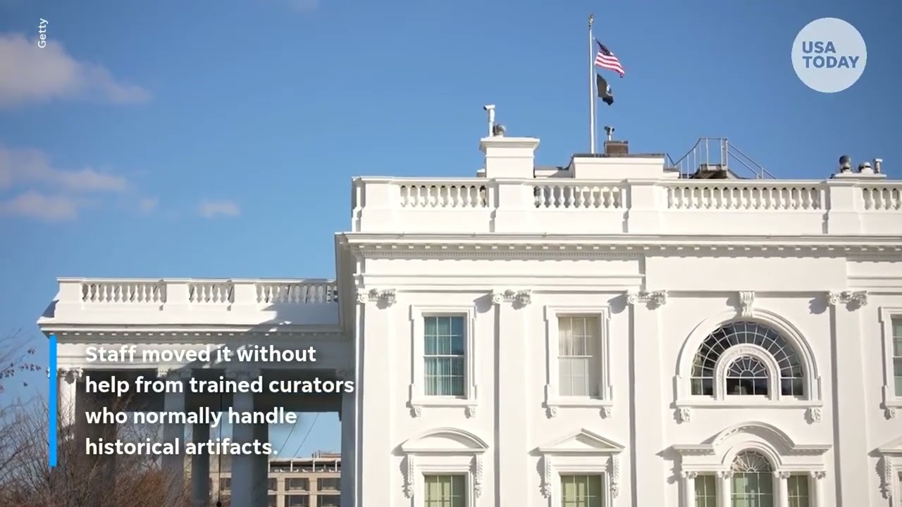 Hegseth’s staff drop, damage historic Eisenhower globe
