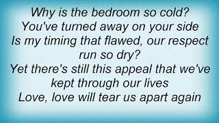 Simple Minds - Love Will Tear Us Apart Lyrics