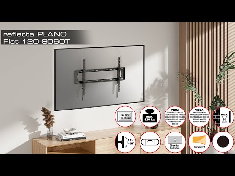 Reflecta Plano Flat 120-9060T Black Reflecta Plano Flat 120-9060T Black