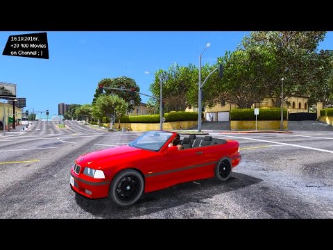 BMW E36 328i M Sport Cabrio 1.0 - GTA MOD _REVIEW
