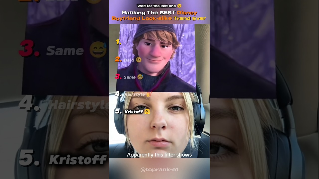 Ranking The Best Disney Boyfriend Look-alike Trend Ever #short