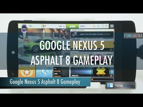 Google Nexus 5 Asphalt 8 Gameplay