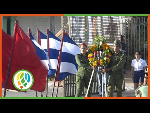 Capitana de occidente Isabel Rubio recibe el tributo del pueblo de Pinar del Río