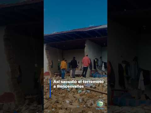 🫨 Así se sacudió la tierra en Roncesvalles, el municipio del #Tolima más afectado por el #sismo