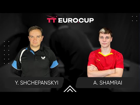 13:15 Yurii Shchepanskyi - Andrii Shamrai 14.10.2024 TT Euro.Cup Ukraine Elite. TABLE 3