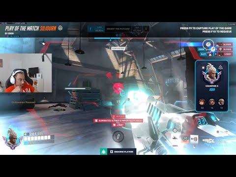 POTG! SUGARFREE CARRY SOJOURN - OVERWATCH 2 SEASON 19 TOP 500