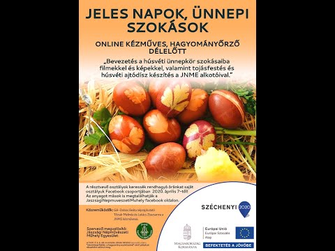 TOJÁSBERZSELÉS, ÍRÓKÁZÁS, HÚSVÉTI AJTÓDÍSZ PAPÍRFONÁSSAL