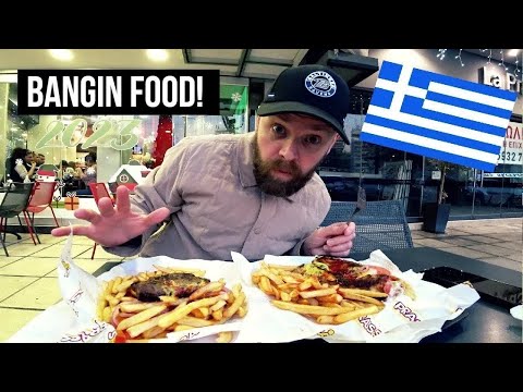 Greek Street Food Tour In Thessaloniki Greece INSANE ROASTED MEAT + Greek Street Food In Greece