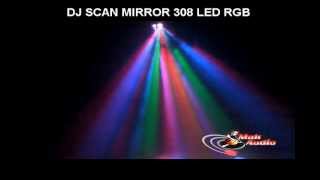 MAK AUDIO - DJ SCAN MIRROR 308 LED RGB DMX 6CH