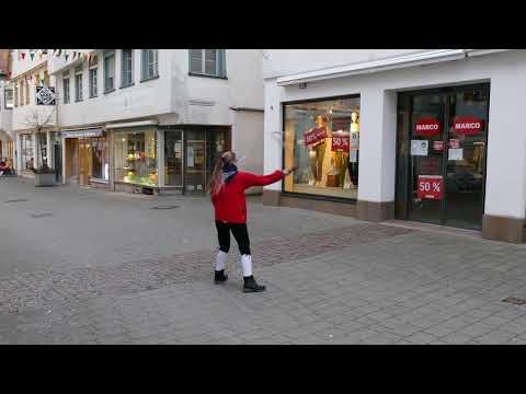Schneller auf der Strassenfasnet 2022 der Narrenzunft Gole in Riedlingen 2. Video