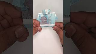how to make Money Origami Shirt | Paper Shirt with three currency bills