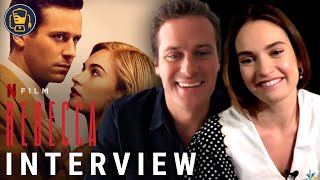 Armie Hammer, Lily James | Netflix's Rebecca Interviews video