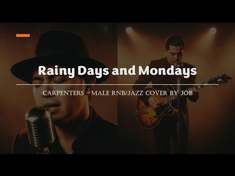 Rainy Days and Mondays - Carpenters - Male RNB/Jazz Cover (Lyric Video)