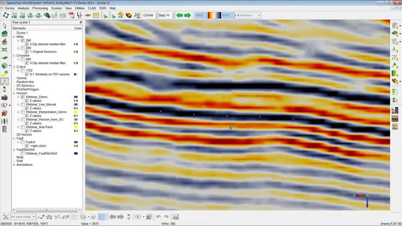 Webinar: Horizon and Fault Tracking in OpendTect 4.4