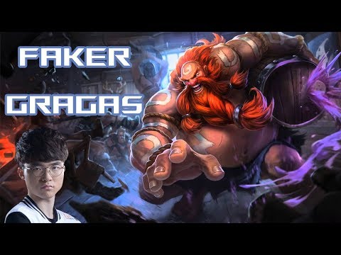 Faker - Gragas Jungler - 8.20 - Full Game - LOL #51
