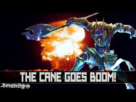 The Cane Goes Boom