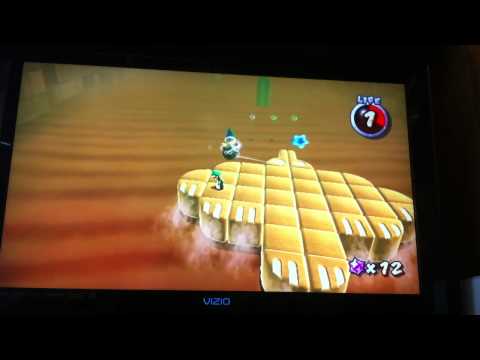 Super Mario Galaxy 2- Slipsand Galaxy- Sailing The Sandy Se