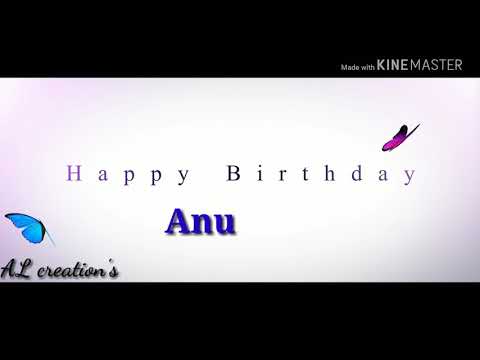 Anusha name birthday wishes