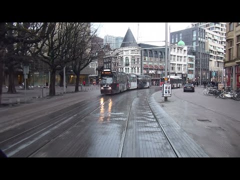 HTM tramlijn 2 Kraayenstein - Leidschendam Noord via de Grote Kerk | GTL8 3099