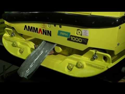 Ammann Vibratory Plate Service Video - APH 1000 TC General Maintenance