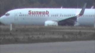 Sunweb Landing and Take off at Weeze