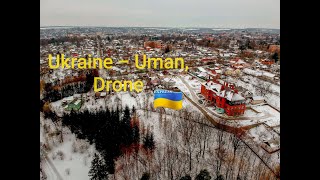 preview picture of video 'TravelScanner | Ukraine, Uman | Sofiyivsky Park | Snow & Drone'