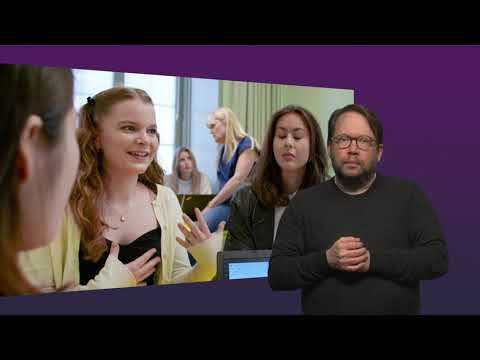 Om gymnasieskolans samhällsvetenskapsprogram på svenskt teckenspråk