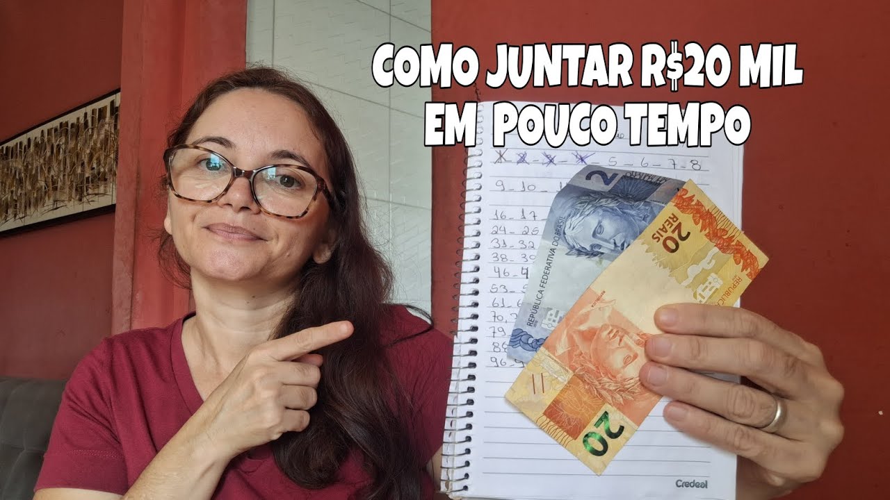 QUALQUER PESSOA CONSEGUE JUNTAR 20 MIL REAIS EM POUCO TEMPO