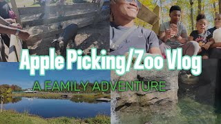 We Went Apple Picking… Then Ended Up at the Zoo?! 😂