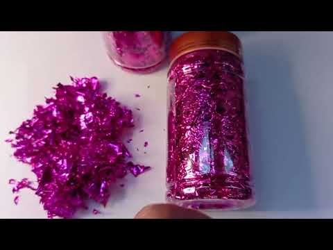 ENFEITE FOLHAS DE OURO ROSA POTE GRANDE 10CM