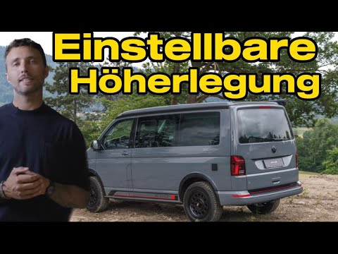 Volleinstellbare Höherlegung für VW T6.1 Camper TWIN MONOTUBE PROJEKT LIFT : Lift coilover kit + AT3
