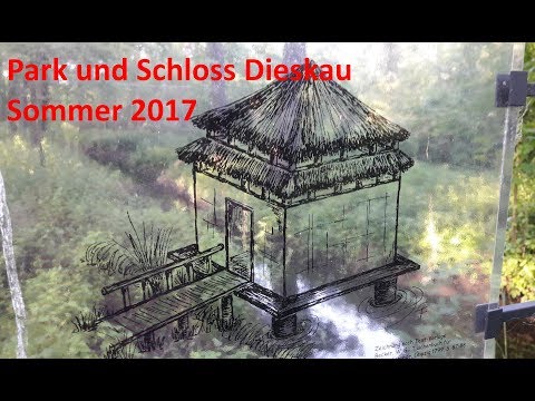 Schloss und Park Dieskau im Sommer 2017