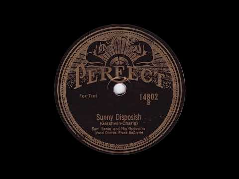 1927 Sam Lanin - Sunny Disposish