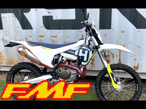 FULL FMF Aftermarket Exhaust On A Husqvarna FE 501 | *SOUND TEST REVIEW*