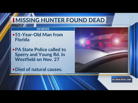 Hunter found dead in woods in Tioga County