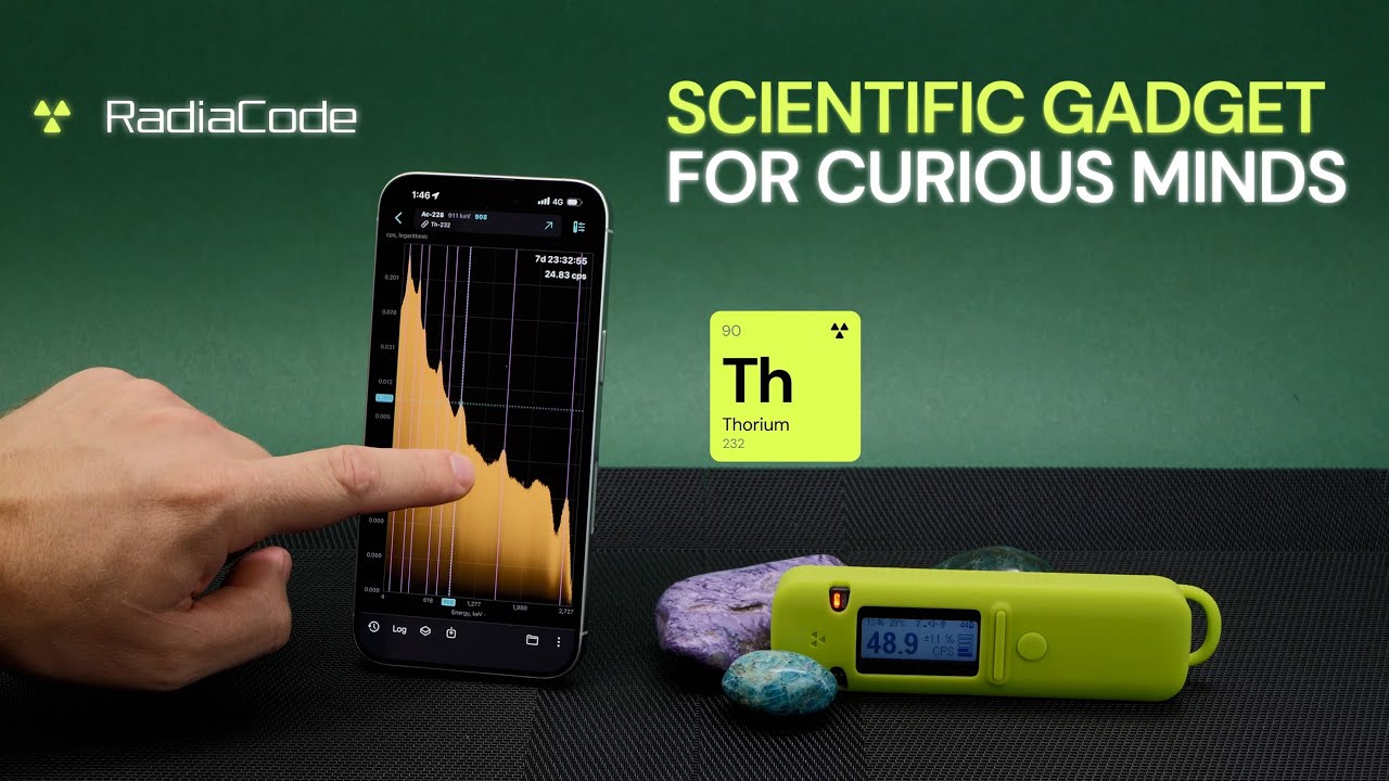 Radiacode 110/102/103/103G — The World’s First Pocket Radiation Detector & Spectrometer!