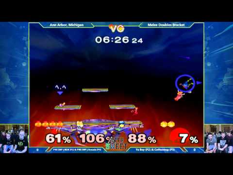 Super SWEET - P4K EMP | Mew2King & P4K EMP | Armada Vs. Coffeemug & Ya boy - SSBM Doubles - Melee