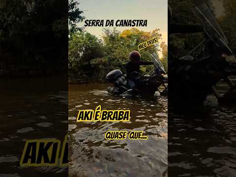 CRUZANDO  a serra da CANASTRA, vários RIOS e muita poeira. #viagemdemoto #aventura #mg  #porai