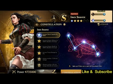 CONSTELLATION INES SUAREZ - UNLOCKING THE FIRST CONSTELLATION EFFECT : GUNS OF GLORY