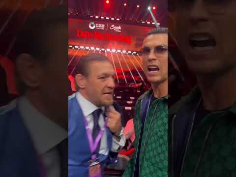 “It’s a small ring!” 👀 Conor with the intel for CR7 🥊 #DayOfReckoning 🇸🇦