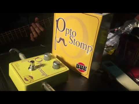 BBE Opto Stomp Optical Guitar/Bass Compressor Pedal 2010s - Yellow image 3