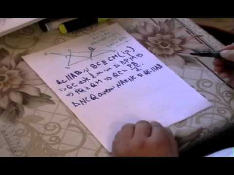 Linia mijlocie intr-un triunghi