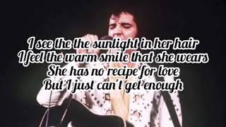 Elvis Presley - It&#39;s Only Love (Lyrics)