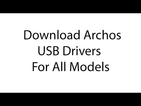 Download Archos USB Drivers All Models