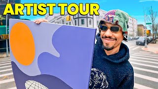 What Are Artists Making in New York? (Art Studio Vlog Tour 2024 NYC)