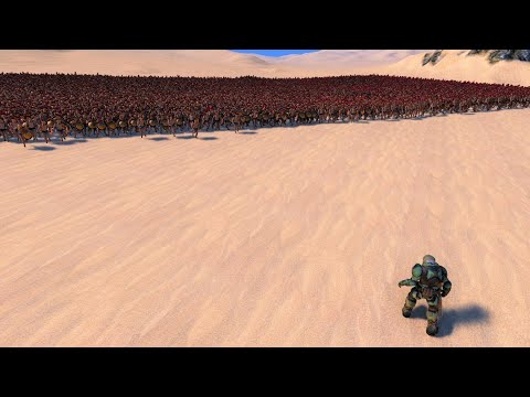 1 DOOM SLAYER vs 10000 SPARTANS - Ultimate Epic Battle Simulator