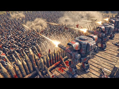 TSUNAMI of 4,000,000 Pyramid Head vs T45 Shotgun & Samurai! UEBS 2