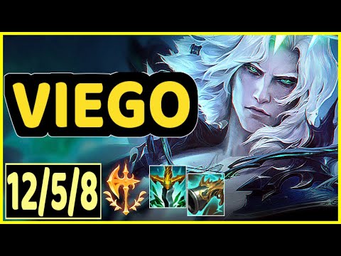 VIEGO VS EKKO - 12/5/8 KDA JUNGLE GAMEPLAY CHALLENGER I