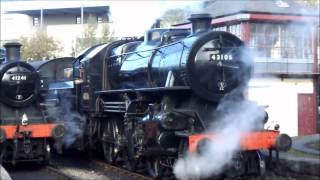 preview picture of video 'Keighley & Worth Valley Autum Steam Trains Gala 2012'