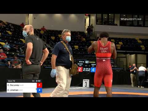 87 Kg Quarterfinal Christian DuLaney Unattached Vs Conner Linehan Unattached